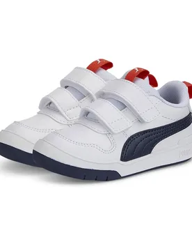 Scarpe Da Ginnastica Per Neonati Multiflex Sl V White / Peacoat / Red EU 21 - Puma - FashionsVida