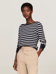CO JERSEY STITCH BOAT-NK LS SWT feale