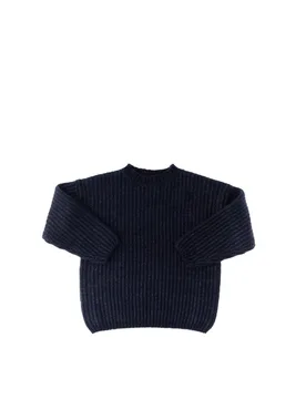 Maglione misto lana BLU NAVY XL - iDO - FashionsVida