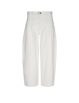 Jeans Balloon Fit 7/8 05_THE O SHAPE creme 26/L32 damen - PNTS - FashionsVida