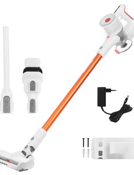 Akku-Staubsauger Invictus X5 Facelift, 12-teilig weiss orange