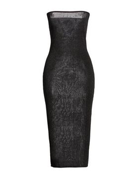 Midi-Kleid Damen Schwarz XL Damen
