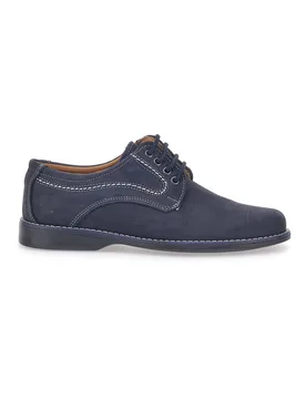 Scarpe Stringate Blu In Vera Pelle 3061 40 - MARMADUKE - FashionsVida