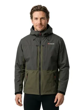 Fin Fishing Jacket Dark Green 2XL Men - Greys - FashionsVida