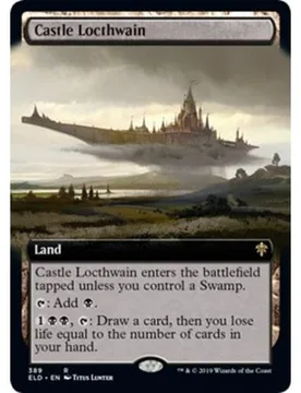 Castle Locthwain (Extended Art) Throne of Eldraine - Magic: The Gathering - FashionsVida