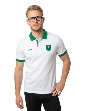 Polo à Manches Courtes Bb Bc Lux Paddy Open White XL