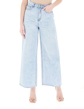 Jeans wide leg BLU CHIARO XS
