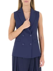 Blazer smanicato BLU NAVY S