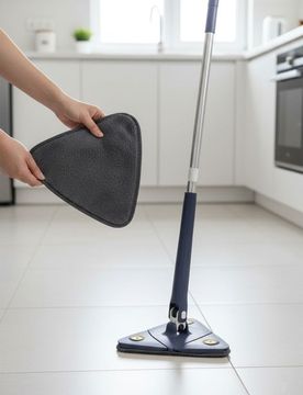 Set di ricambi triangolari per mocio 3 pack - grigio scuro