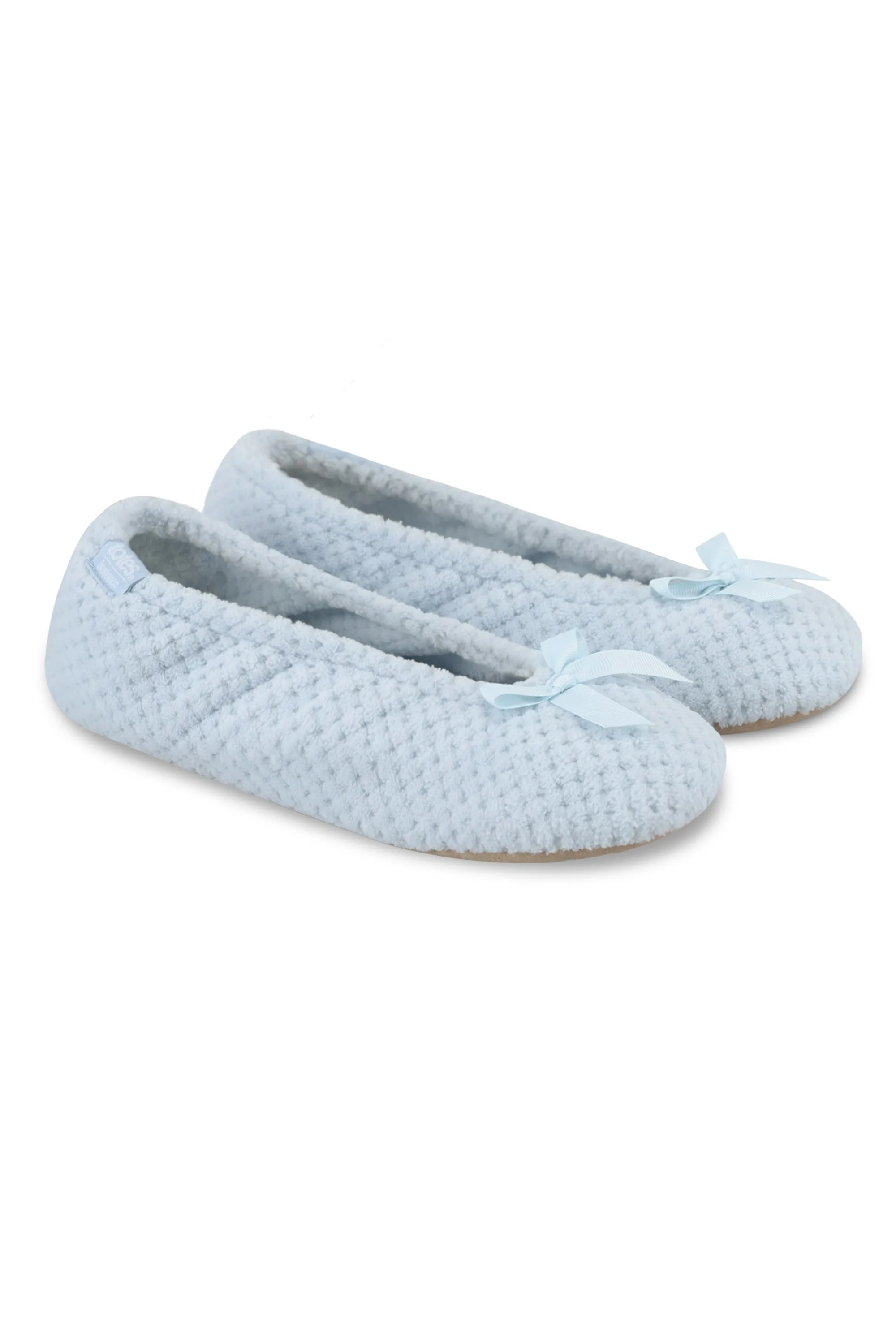 Totes Womens Popcorn Ballet Slipper - - Size: 3-4 - Isotoner - FashionsVida