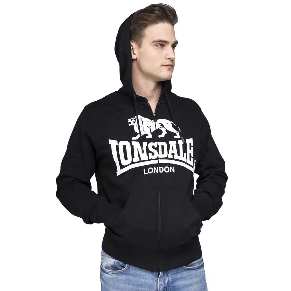 Sweat-shirt à Zip Krafty Black 2XL - Lonsdale - FashionsVida