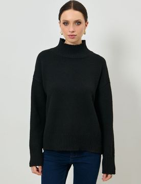 Sinsay - Dolcevita a costine - nero