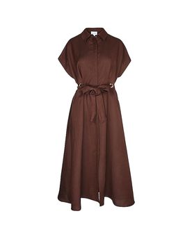 Midikleid marrón M