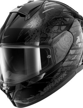 Casco Moto Integrale RIDILL 2 REPTAIA Nero Antracite S taglia L