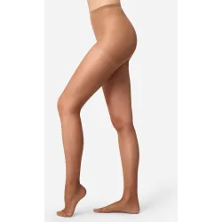 Panti transparente efecto natural 15 deniers medio oscuro