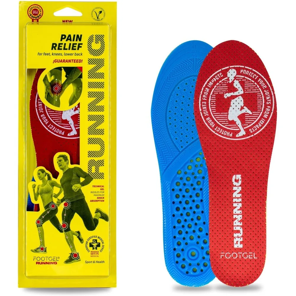 Plantilla de gel unisex Running Eucalipto - FOOTGEL - FashionsVida