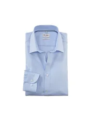 Chemise Body Fit Manches Extra Longues bleu clair 42