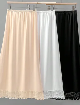 Cinturón de cintura con borde de encaje para mujer, falda deportiva inferior, falda corta, traje de fitness y yoga, falda envolvente de cadera, media - Shein - FashionsVida