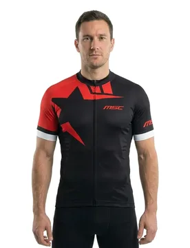 Maglia A Maniche Corte X Race Red / Black - MSC - FashionsVida