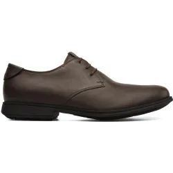 Zapatos de cordones de hombre de piel