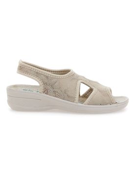 Sandali Beige Con Zeppa 1321 36