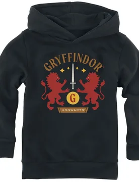 Kapuzenpullover - Gryffindor - 98 bis 116 - Größe 116 - schwarz - EMP exklusives Merchandise! - Unisex - unisex - Harry Potter - FashionsVida