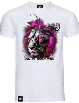 T-Shirt 2.0 Bianca 2026 Wild Racing Pink taglia S - Berik - FashionsVida