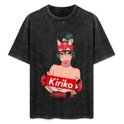 Kiriko T-Shirt Plus Size Simple Casual Top