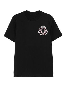 Moncler T-shirt in cotone logo