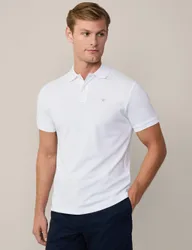 Slim Fit Pure Cotton Polo Shirt White male