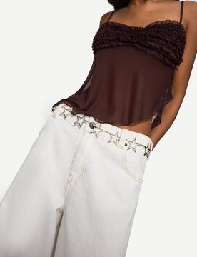 Ceinture Chaîne Étoiles 85 Argent