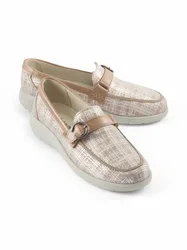 Bequem-Slipper Antishock - Bronze - female - Size: 38