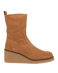 Botines de caña alta Mujer Camel 36,38,39 Mujer
