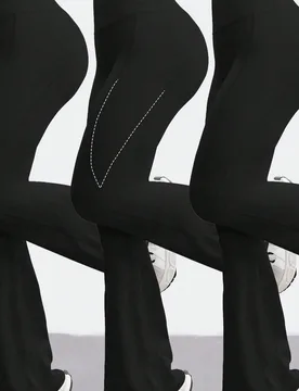 Elegante, minimalista y casual. Pantalones que realzan el trasero, con efecto moldeador y elegante. Ropa de calle retro, estilizante y de lujo. Juveni - Shein - FashionsVida