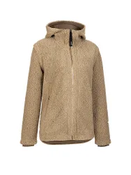 Veste polaire à capuche Sabines camel 40