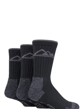 Pair Black / Grey Luxury Boot Socks Men's 6-11 Mens - - Multi Coloured - Size: 6-11 Mens - Storm Bloc - FashionsVida