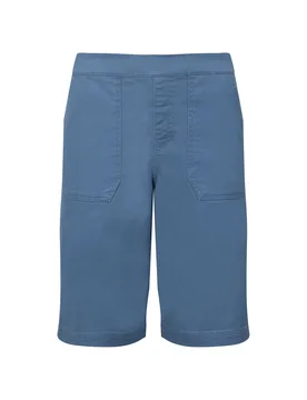 Weird Fish Kinnie Flat Fronted Shorts Size 12 - holiday-shop holiday-shop womens-summer-shop new-arrivals new-arrivals all new-arrivals womens women w - Faded Blue - FashionsVida