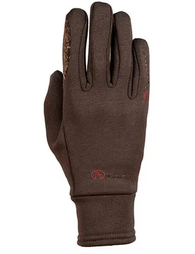 Polartec Powerstretch Reithandschuhe WARWICK Winter mokka 6 1/2 - roeckl - FashionsVida