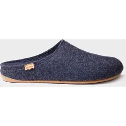 Zapatillas de casa de hombre de fieltro reciclado