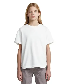 Maglietta A Maniche Corte D2980-01 White 10 Anni