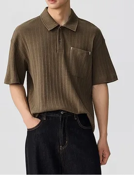 Men's Short-sleeved Polo Shirt Men's Summer 2026 New Maillard Old Money Wind Clothes Cool T-shirt Half-sleeve - Aliexpress - FashionsVida