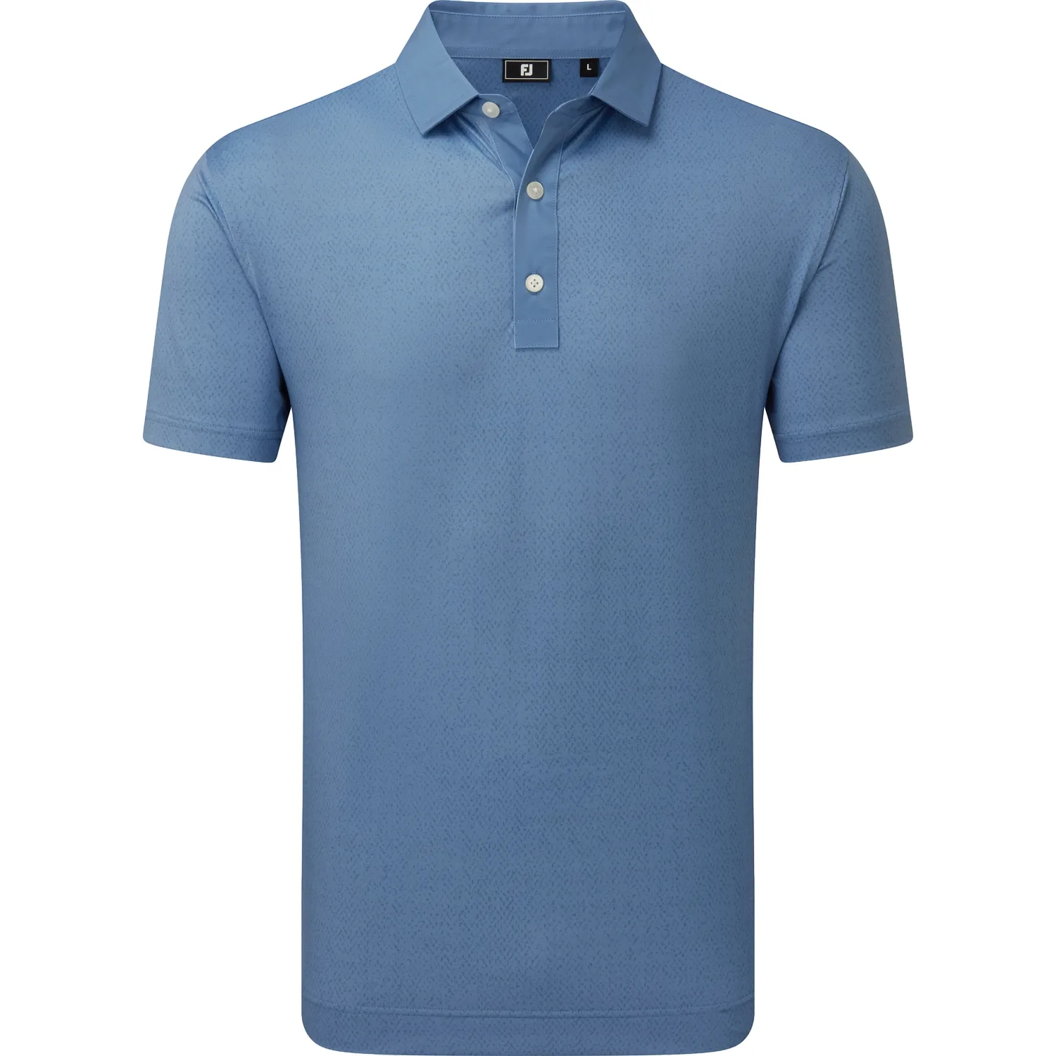 Polo Tailor Texture Lisle, blaugrau l - FootJoy - FashionsVida