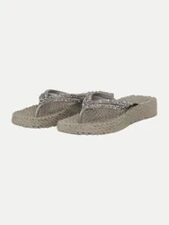 Flip Flop mit Platform Beige 40