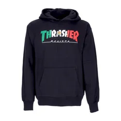 Felpa Cappuccio Uomo Mexico Hoodie Black