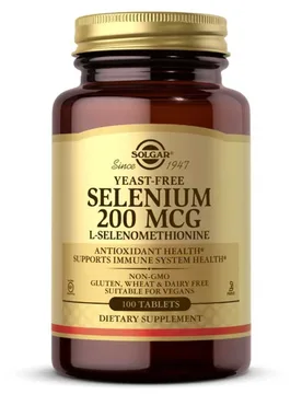 Sélénium 200 Mcg 100 Unités - Solgar - FashionsVida