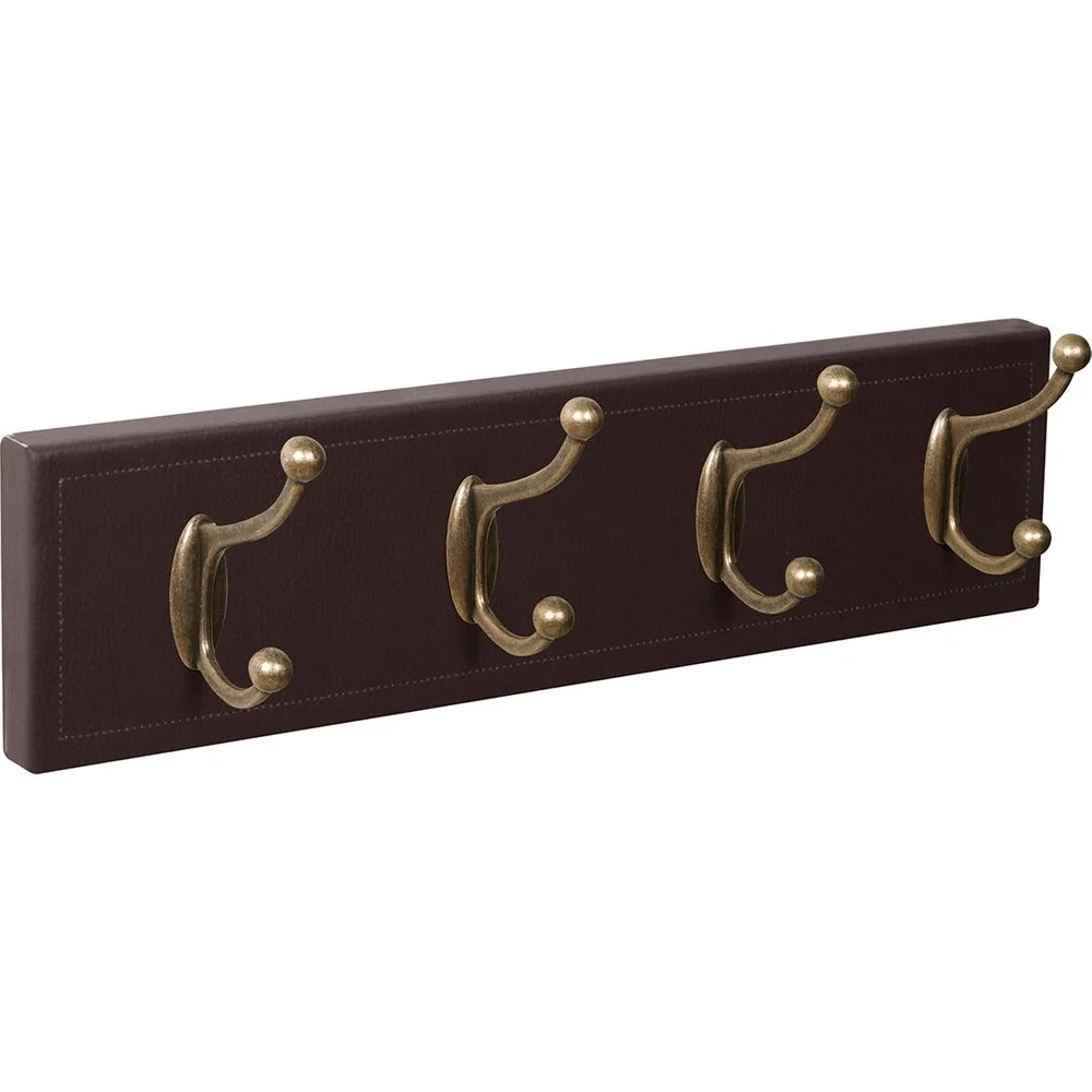 Percha Madera y Zamak 4 Colgadores 9204MABR - Nesu - FashionsVida