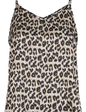 Top - Ladies Leo Slip Top - XS bis S - für Damen - Größe XS - leopard - Frauen - female - Urban classics - FashionsVida