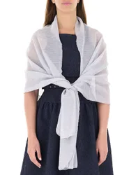 Stola in lurex ARGENTO TU
