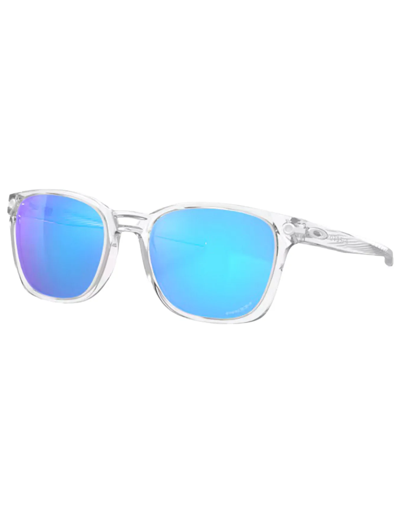 Lunettes de soleil - Ojector Polished Clear Prizm Sapphire - Blanc - Oakley - FashionsVida