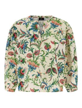 Etro Camicetta in cotone floreale